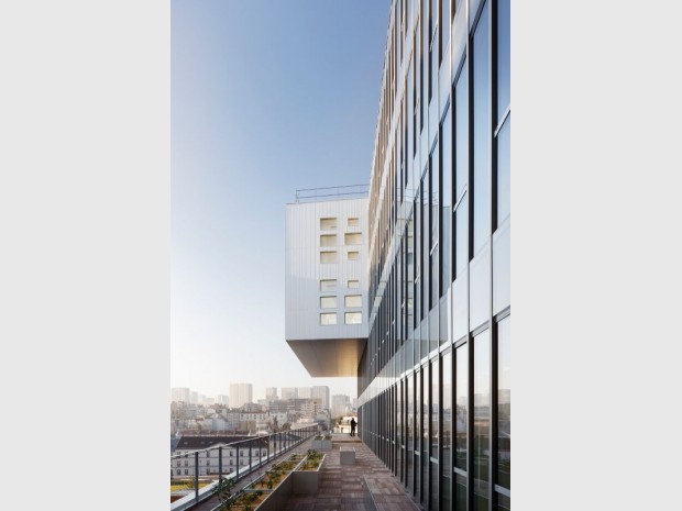 Bâtiment-pont, Paris 13e, Marc Mimram. 