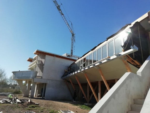 Maison nature Var structure bois et béton chanvre