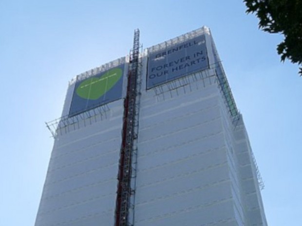 La tour Grenfell, à Londres, en juin 2018