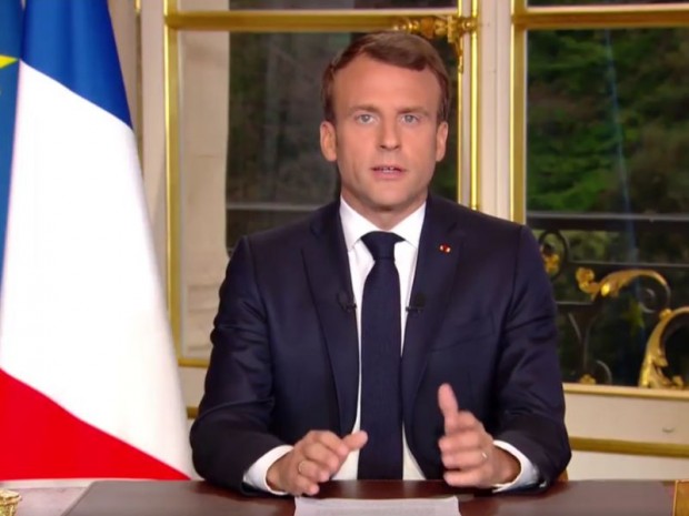 Emmanuel Macron, le 16 avril 2019