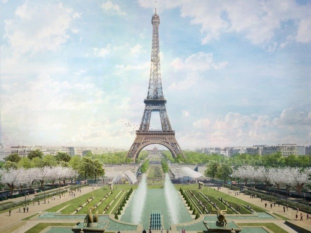 Site Tour Eiffel Fontaine du Trocadéro