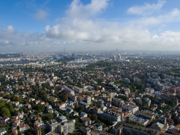 Vue sur Paris depuis Meudon