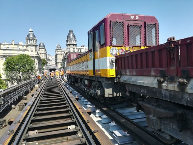 Chantier du viaduc de Passy, à Paris