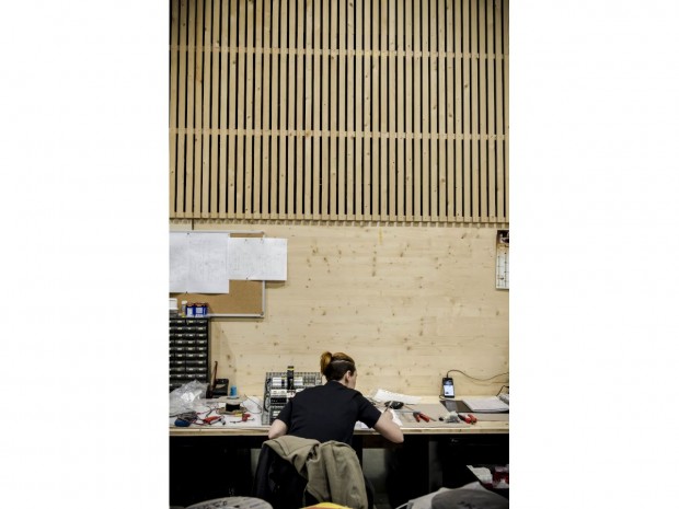 Un bureau à l'usine Aerem