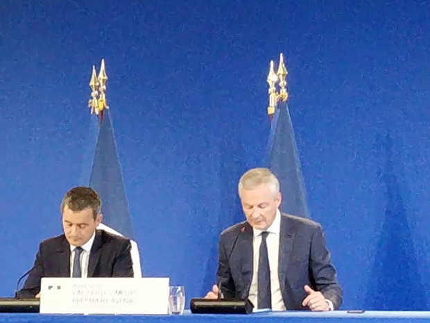 Gérald Darmanin et Bruno Le Maire