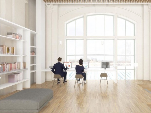 L'espace de coworking accueillera notamment de jeunes entrepreneurs à demeure.