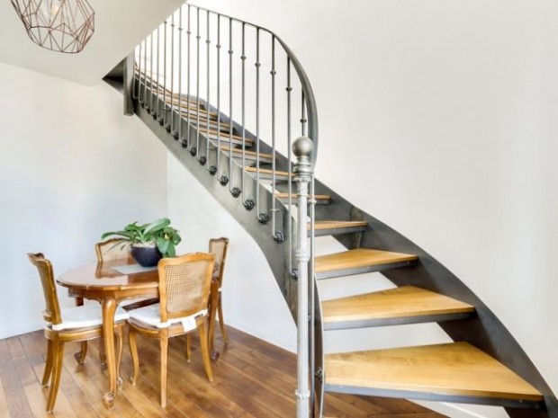 Un escalier réalisé sur-mesure