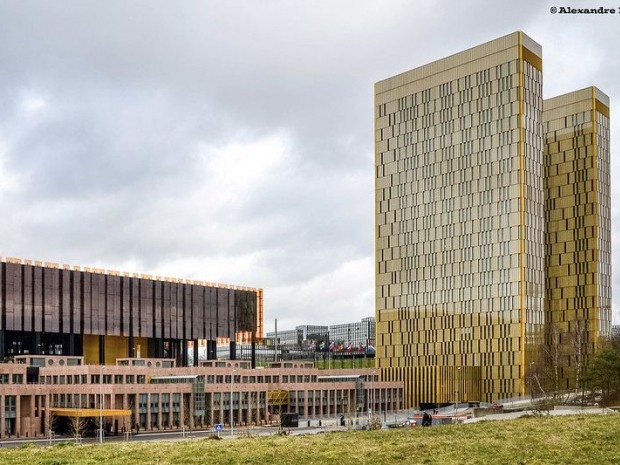 Siège de la cour de justice de l'union européenne 