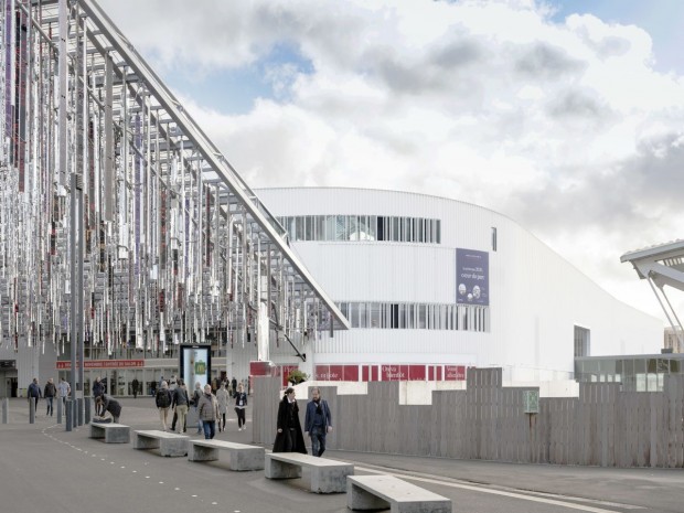 Entrée du hall 6 du parc des expositions