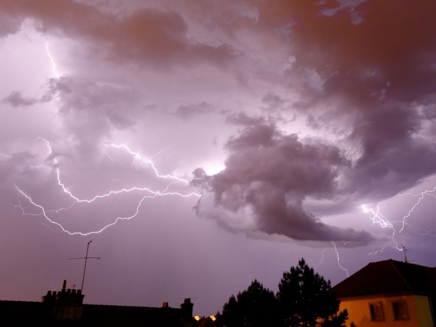 Orage au-dessus de Belfort