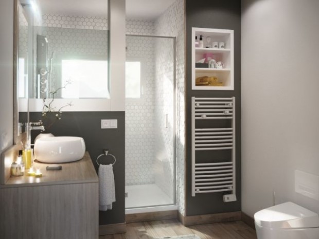 31 Astuces de Rangements Au-dessus des WC (Pour Gagner de la Place).   Idées de salle de bain, Rangement sans percer, Meuble rangement wc