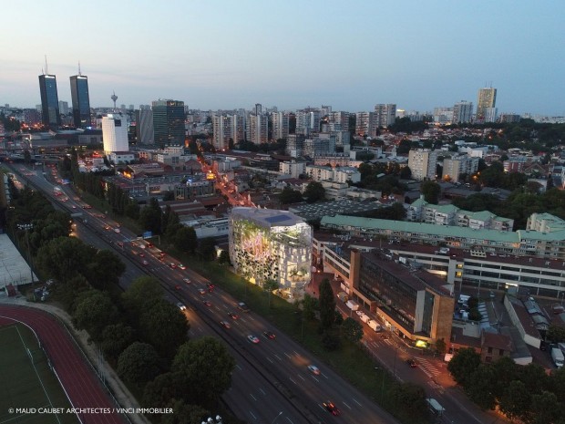 Projet d'immeuble de bureaux LiVE à Bagnolet