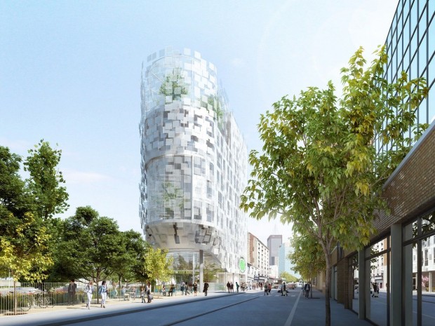 Projet d'immeuble de bureaux LiVE à Bagnolet