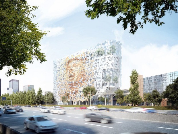 Projet d'immeuble de bureaux LiVE à Bagnolet