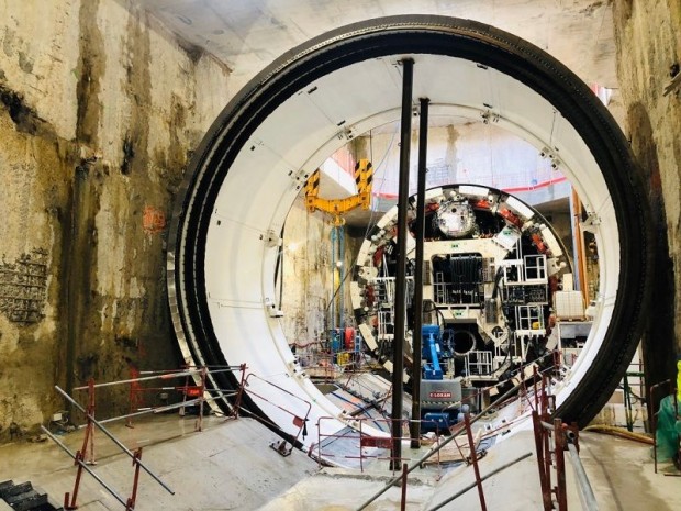 Chantier de l'ouvrage Verdun au Bourget