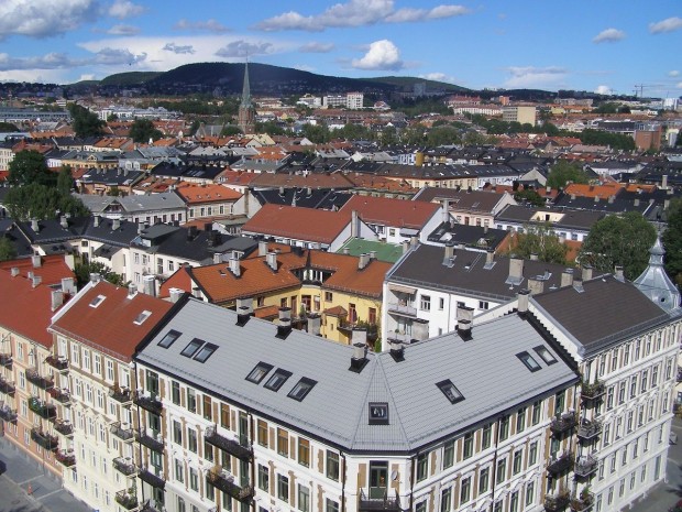Oslo, vue du "Siloen"