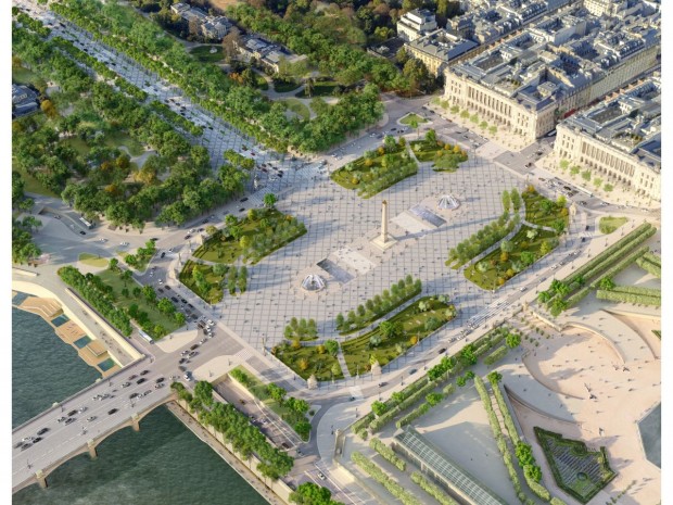 Projet de Ph. Chiambaretta pour les Champs-Elysées