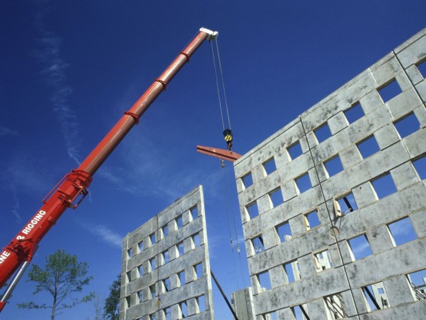 Immeuble en construction chantier