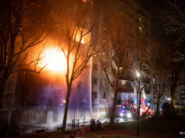 Incendie à Champigny-sur-Marne, mars 2020