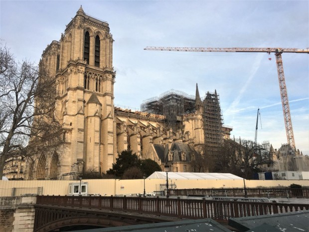 Notre-Dame de Paris en travaux