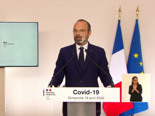 Edouard Philippe le 19 avril 2020