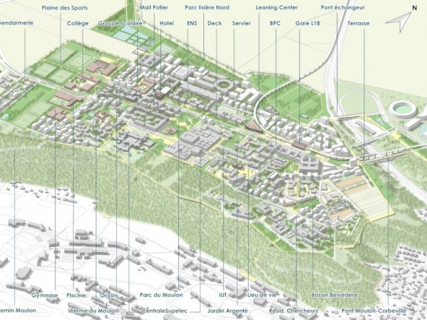 Plan paris saclay moulon