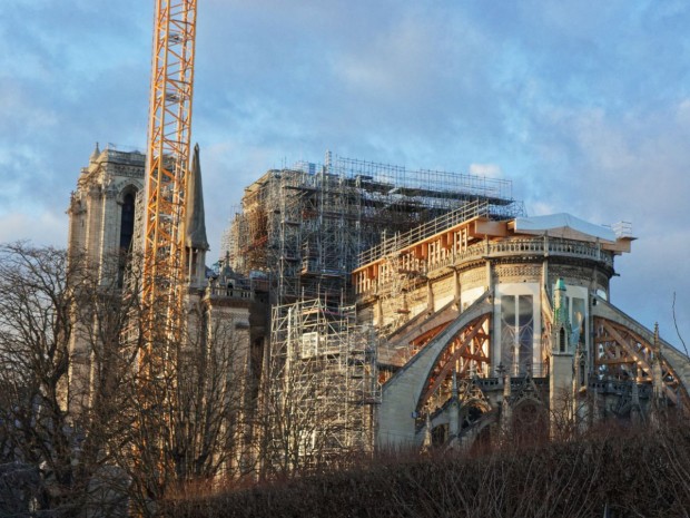 Cathédrale Notre-Dame, Paris, en janvier 2020