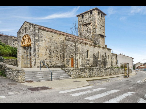 Rhône, Eglise St Etienne de Mélas du Teil 