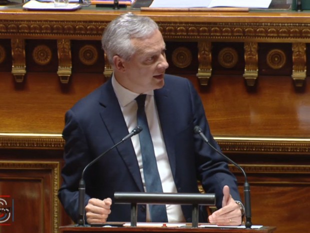 Bruno Le Maire devant le Sénat
