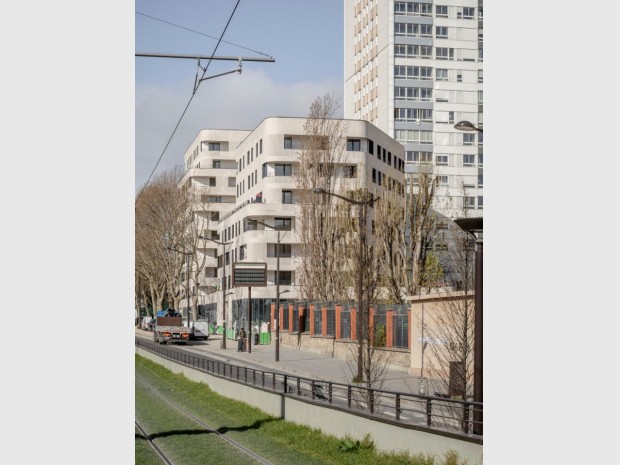 Une nouvelle façade boulevard Ney