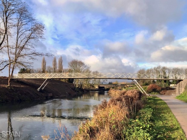 Passerelle sur la Scarpe, Arras