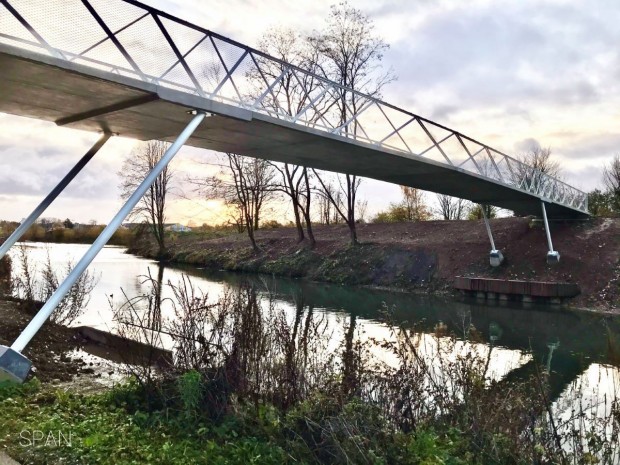 Passerelle sur la Scarpe, Arras