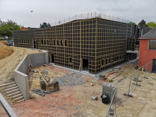 Travaux extension lycée René-Cassin (35)