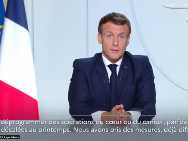 Emmanuel Macron, ce 28 octobre 2020