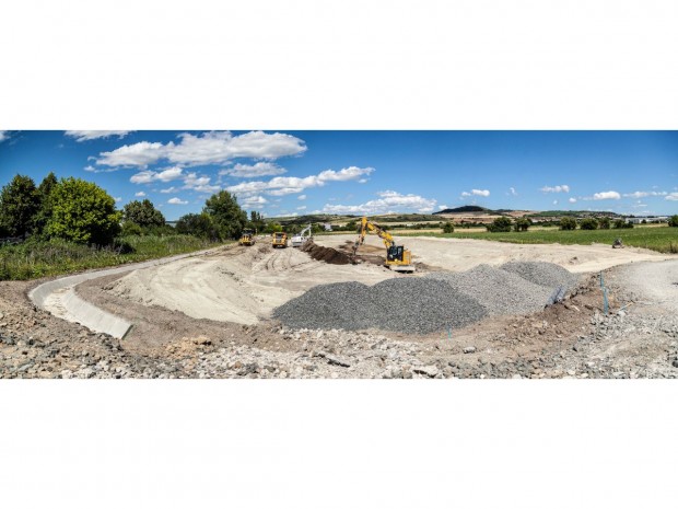 Chantier élargissement A75 entre Clermont-Ferrand et Le Crest