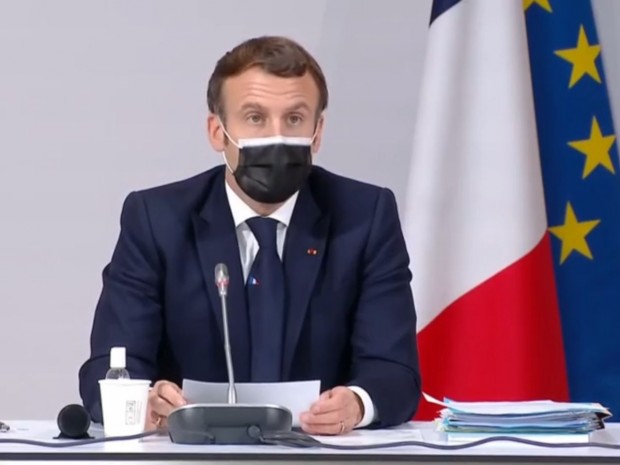 Emmanuel Macron, ce 14 décembre 2020