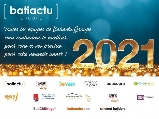 Carte de voeux 2019 gratuite - Côté Maison