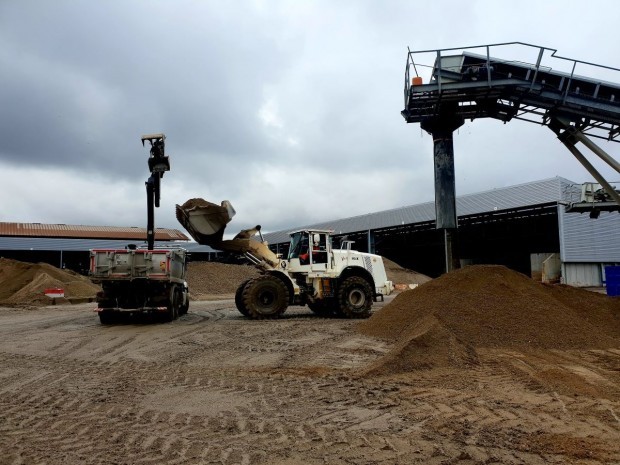 Centre de recyclage Eurovia à Gennevilliers