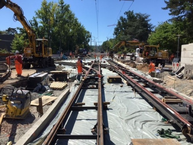 Travaux tramway