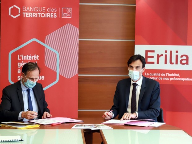 Signature Erilia et Banque des territoires