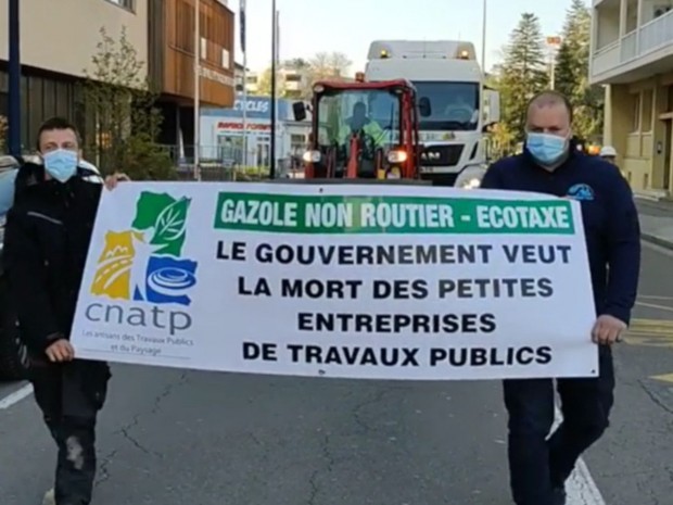 Manifestation CNATP Jura GNR