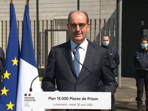 Jean Castex visite prison