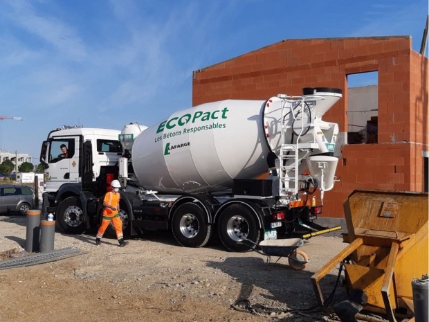 LafargeHolcim chantier béton de rupture