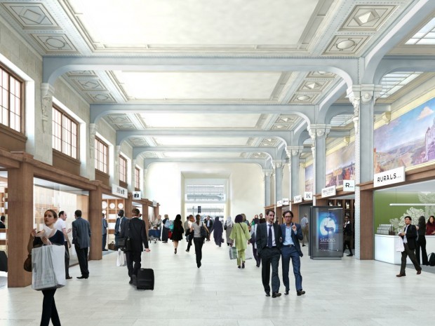 Galerie des fresques Paris gare de Lyon 