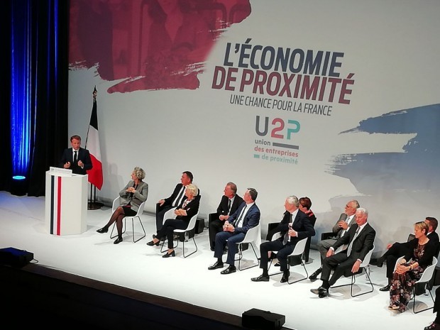 Emmanuel Macron aux Rencontres de l'U2P