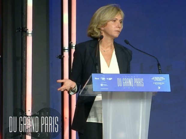 Valérie Pécresse au Sommet du Grand Paris