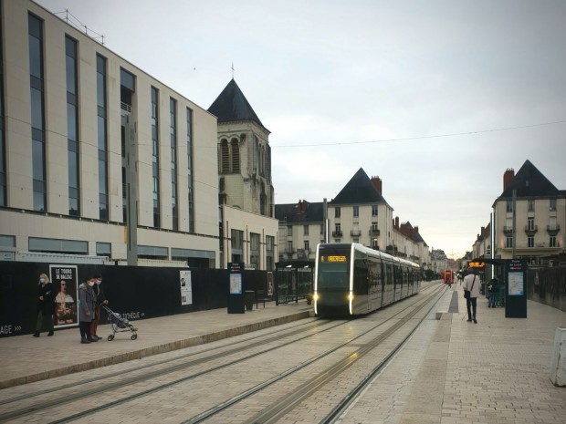 Tramway à Tours