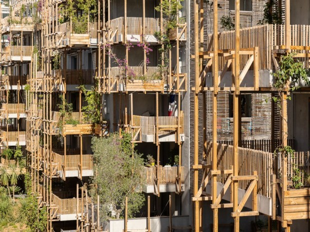 Nice Le Ray logements façades végétalisées