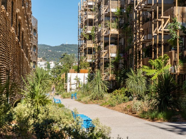 Nice Le Ray logements façades végétalisées