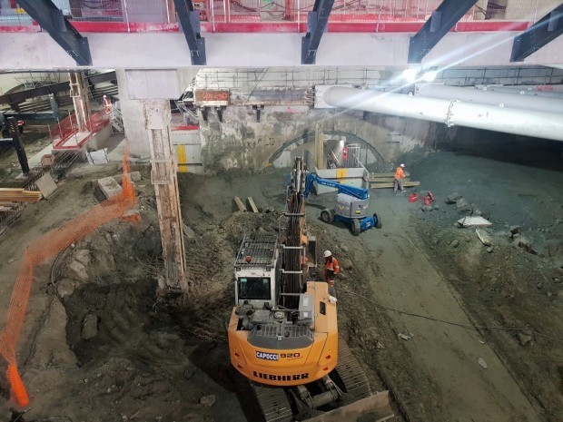 Chantier de la gare de Saint-Denis - Pleyel, Grand Paris Express